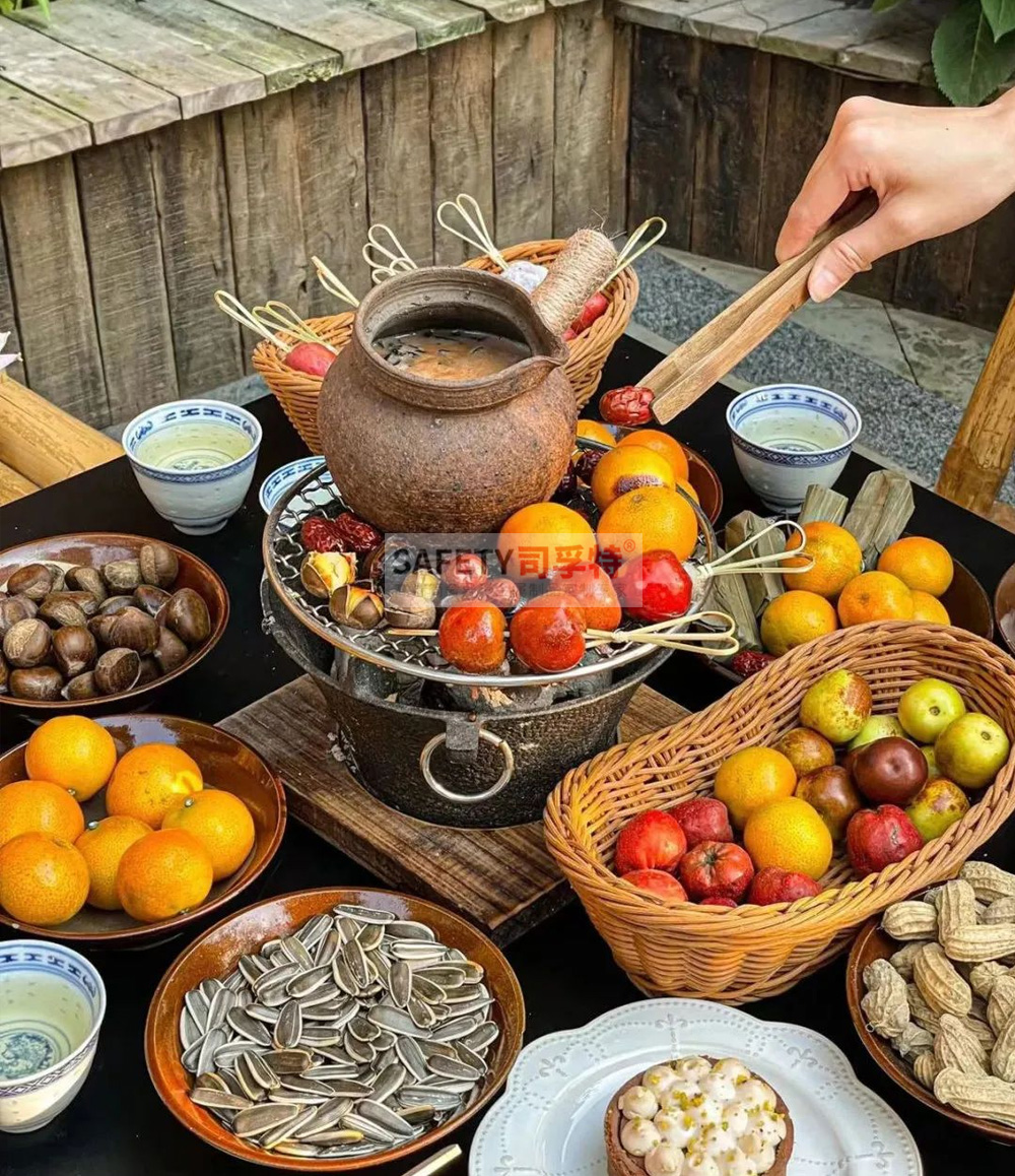 圍爐煮茶刷屏，一起來感受古詩詞中的茶風(fēng)茶韻「圍爐茶桌，炭火爐」(圖1)