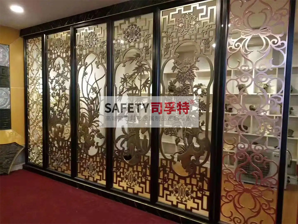 金屬屏風有哪些種類？什么材質(zhì)的金屬屏風好？[司孚特金屬屏風](圖4)