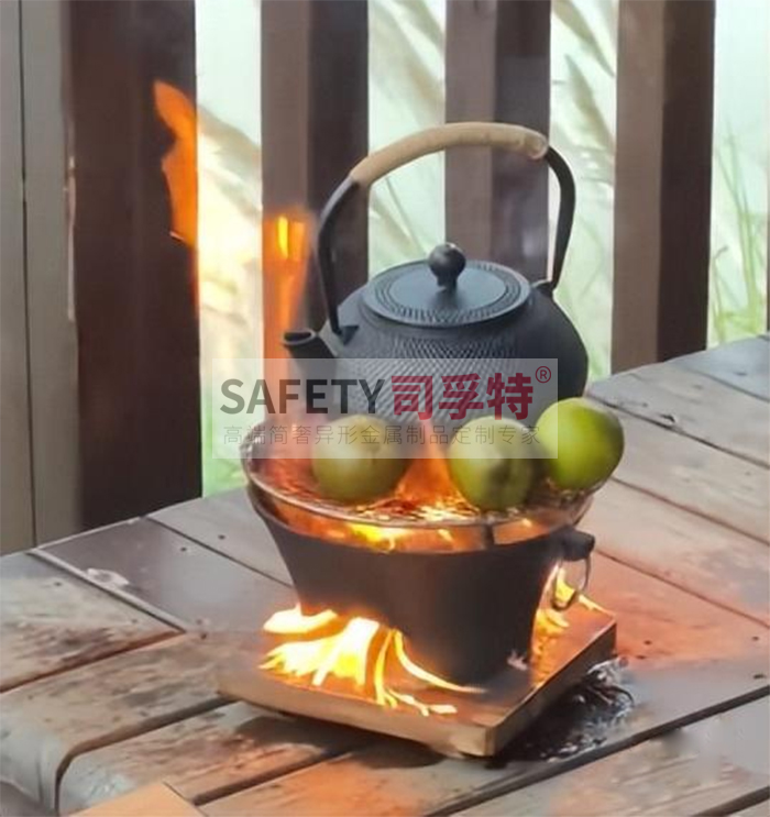 圍爐煮茶小貼士：火災、中毒、燙傷需防范[精制鋼圍爐茶桌](圖1)