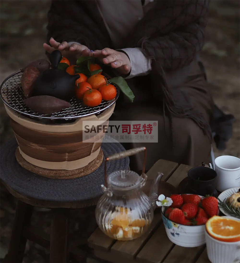 圍爐煮茶小貼士：火災、中毒、燙傷需防范[精制鋼圍爐茶桌](圖3)